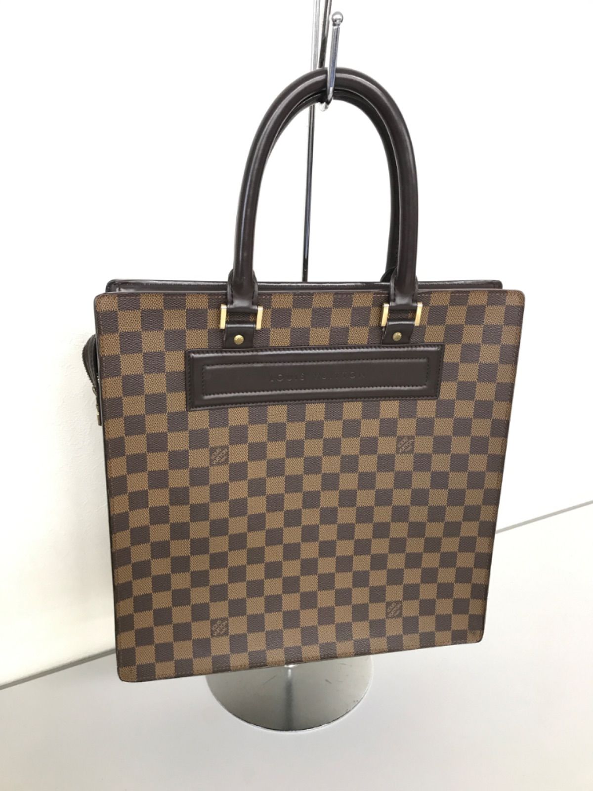 ANG LOUIS VUITTON ブラウン ダミエ・エベヌ キャンバス ヴェニスGM