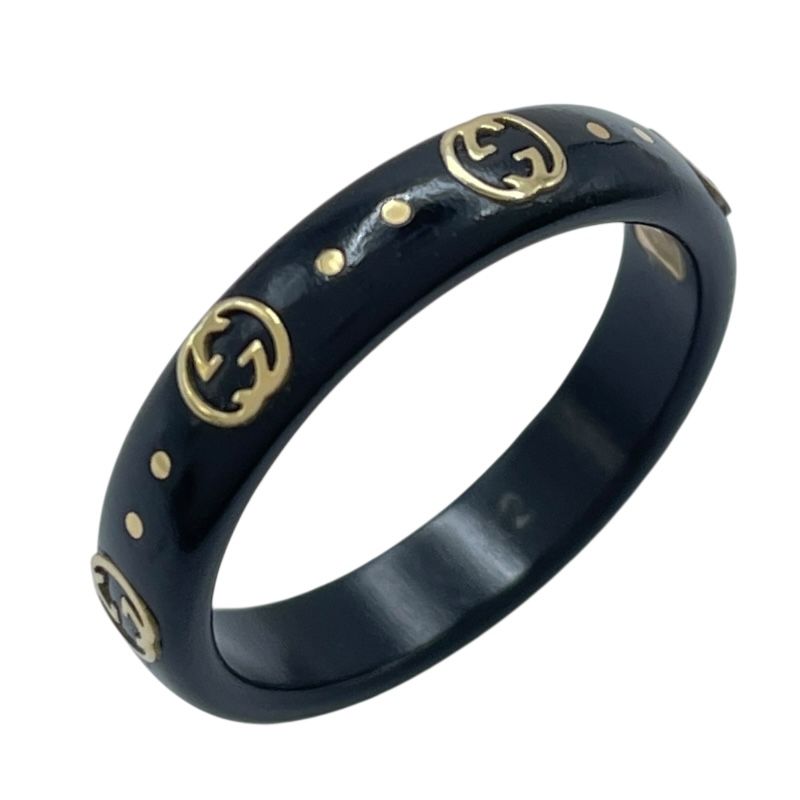 グッチ GUCCI インターロッキングリング ゴールド Au750/メタル ジュエリー 40,300円
