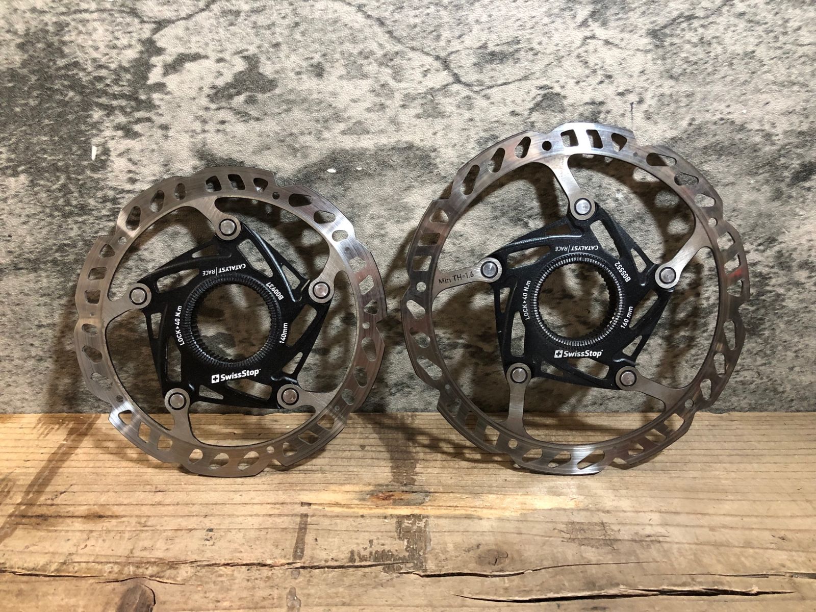 JV123 スイスストップ Swiss Stop CATALYST RACE ディスクブレーキローター Φ140/1.75mm Φ160/1.65mm