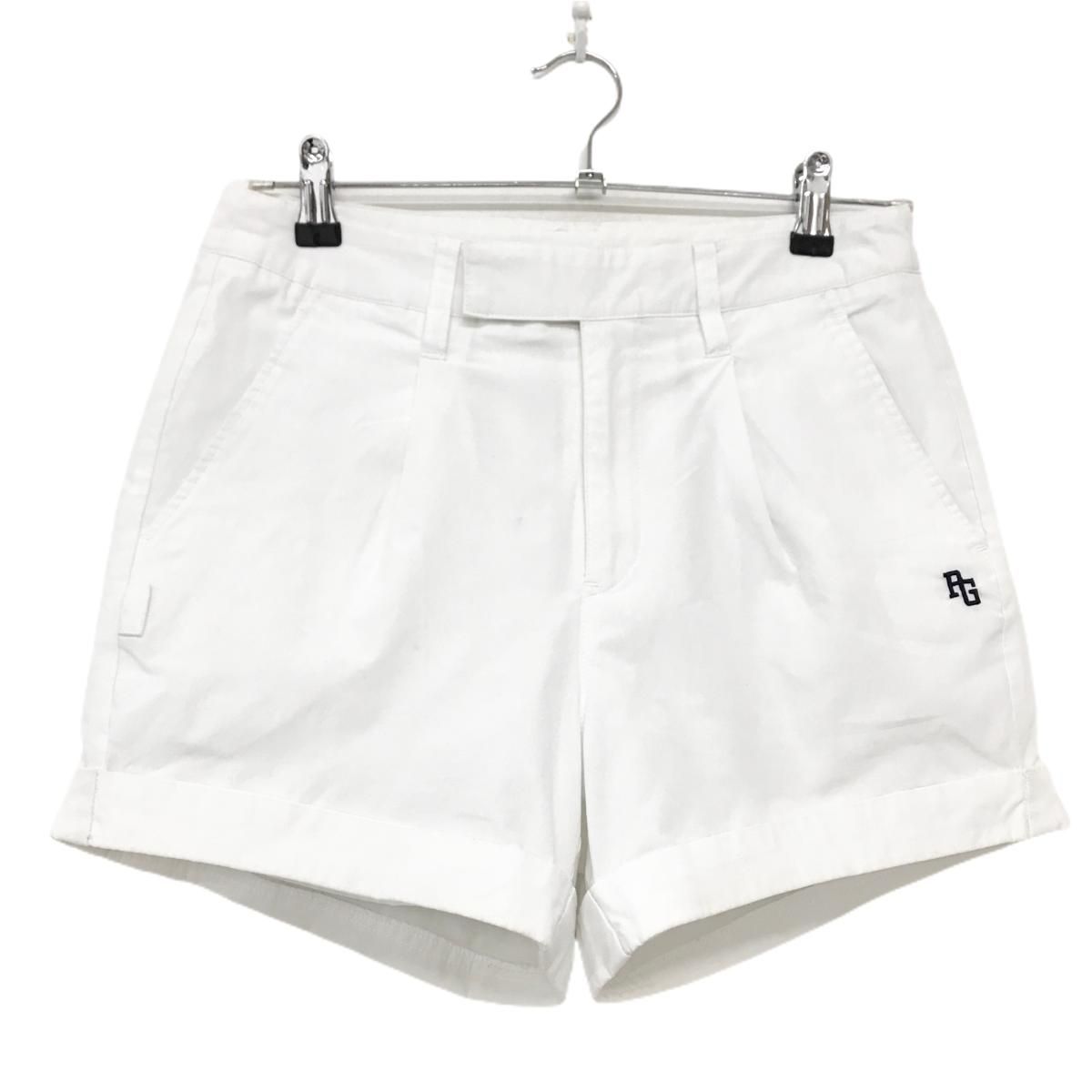 美品】パーリーゲイツ ショートパンツ 白 裏地付き レディース 0(S