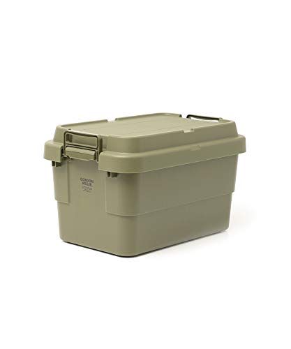 GORDON MILLER スタッキング トランクカーゴ 50L 収納ボックス 大容量 蓋付き 座れる 積み重ね フラット天板 オリーブドラブ 01613361★ 34efe82d