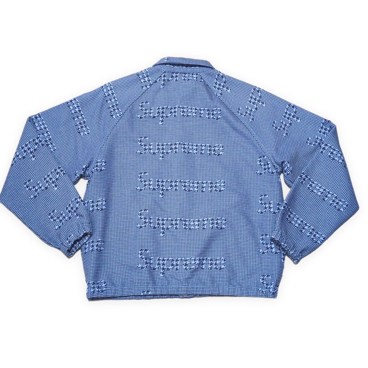 Supreme シュプリーム 20AW Houndstooth Logos Snap Front Jacket ロゴ