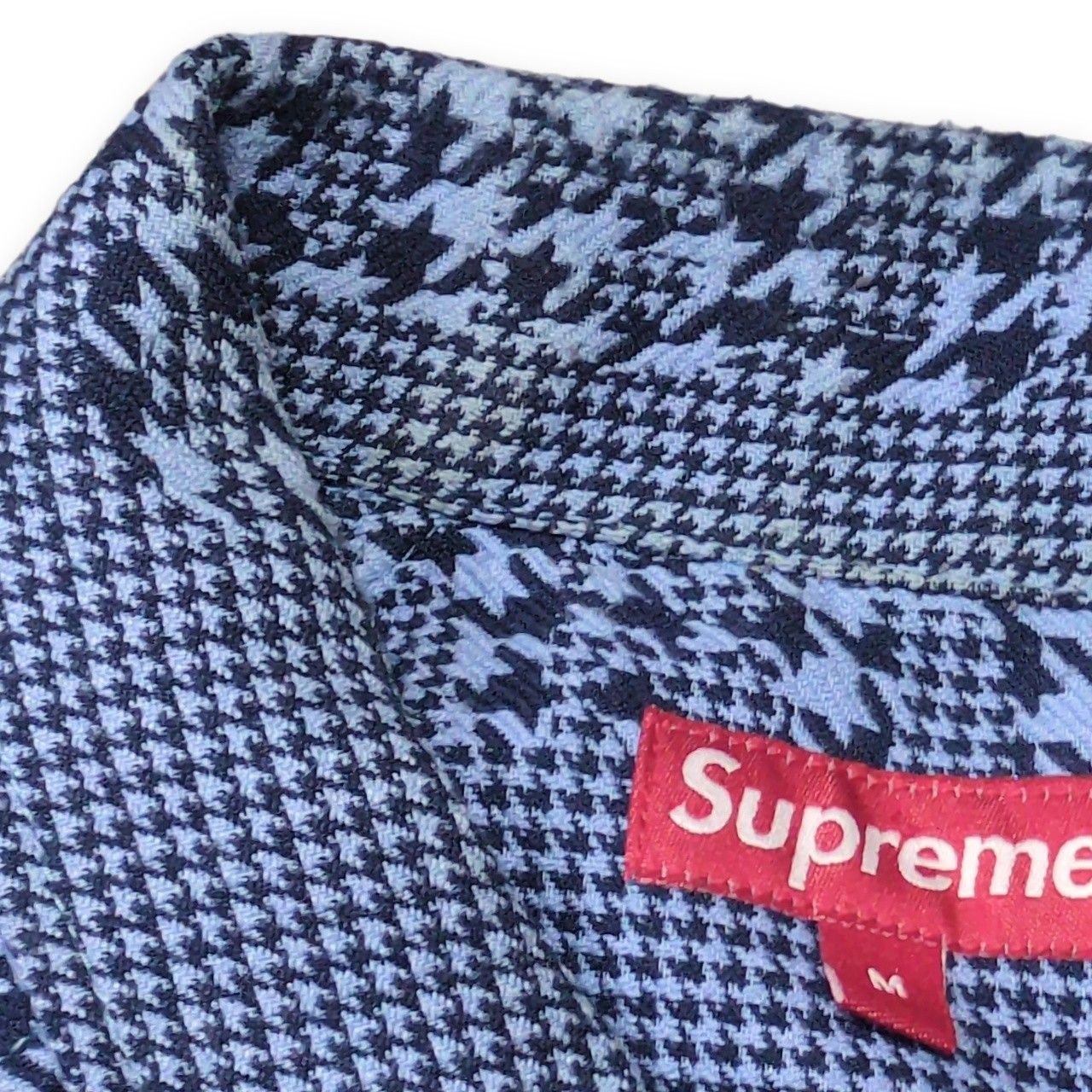 Supreme シュプリーム 20AW Houndstooth Logos Snap Front Jacket ロゴ