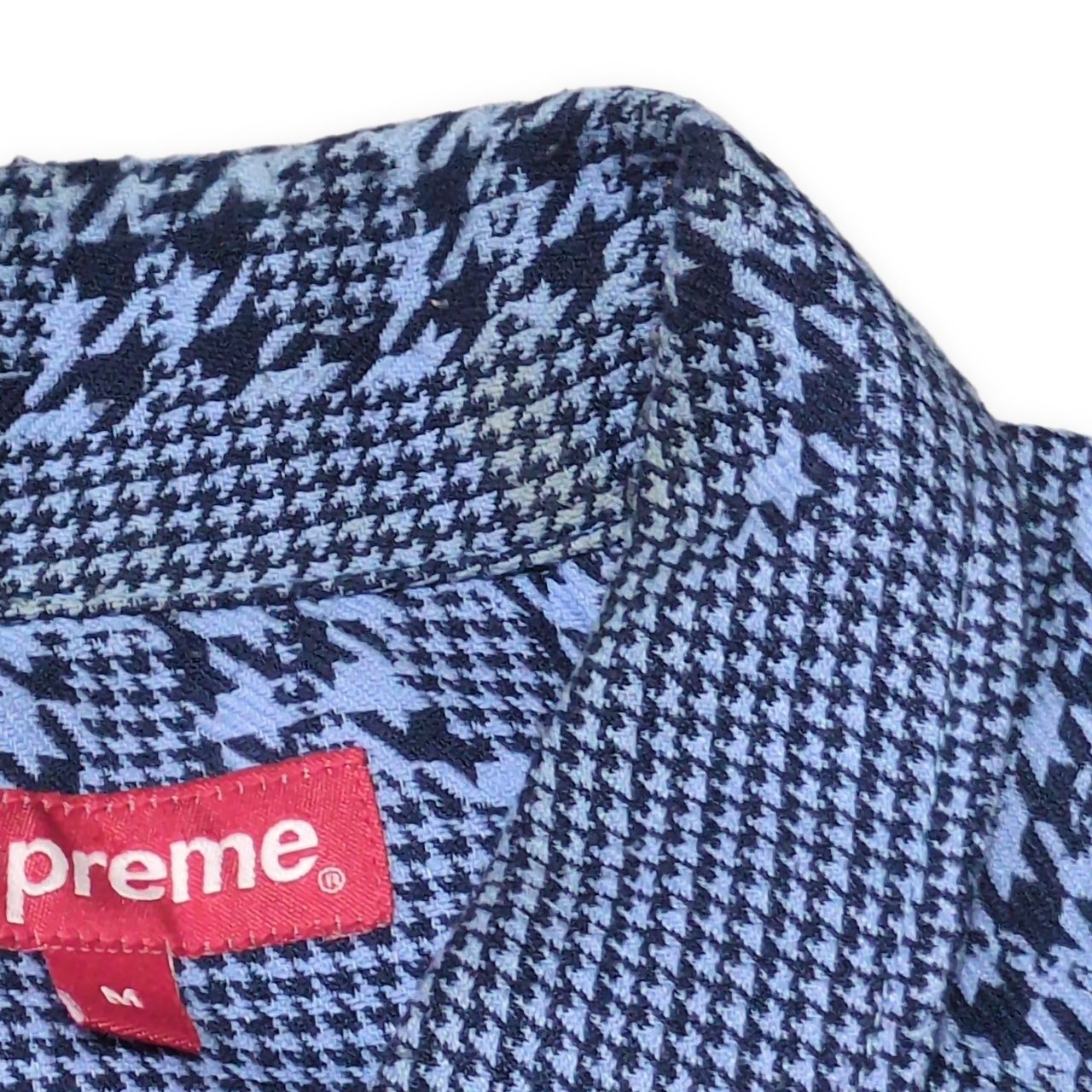 Supreme シュプリーム 20AW Houndstooth Logos Snap Front Jacket ロゴ