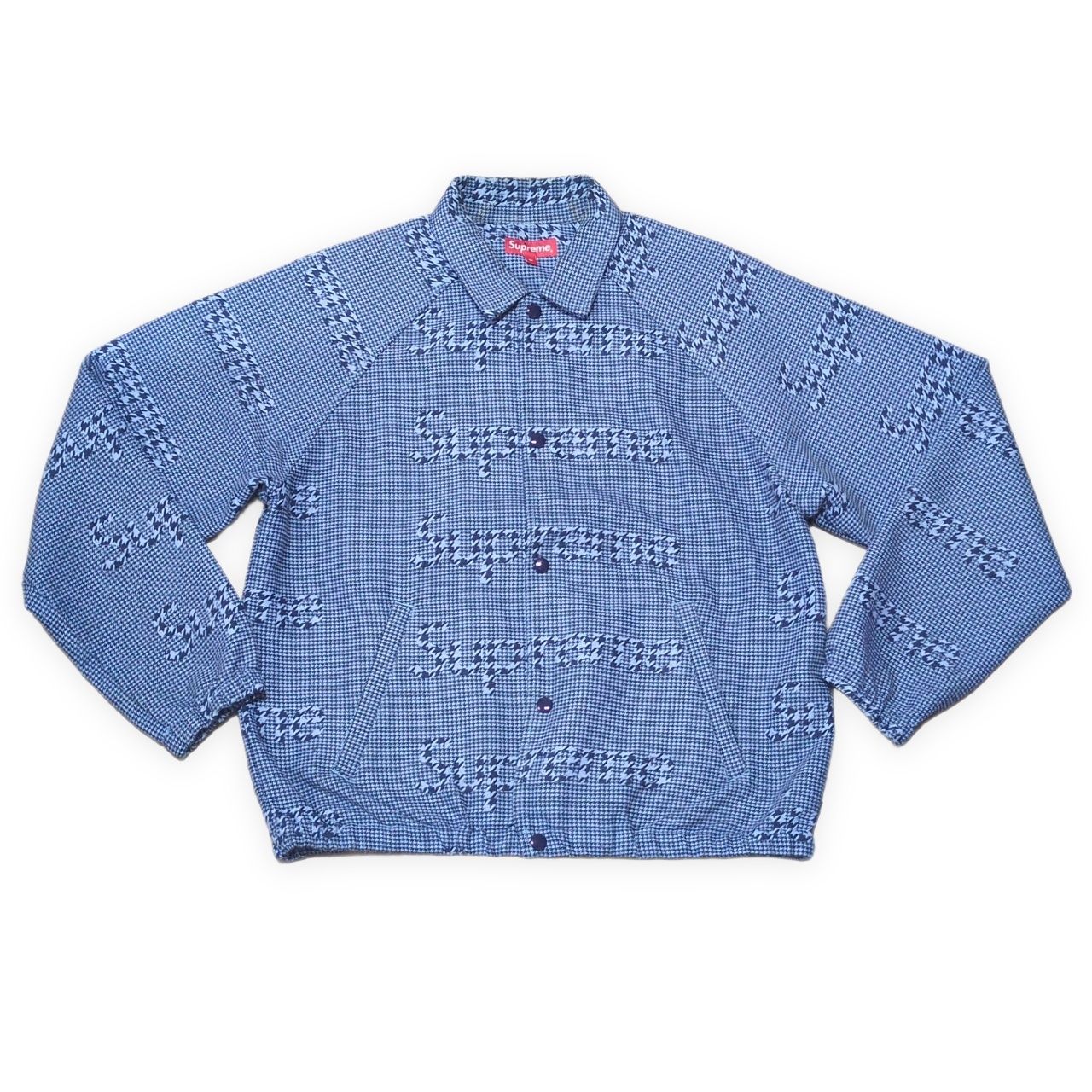 Supreme シュプリーム 20AW Houndstooth Logos Snap Front Jacket ロゴスナップ フロントジャケット 千鳥格子 メンズ M 15,168円