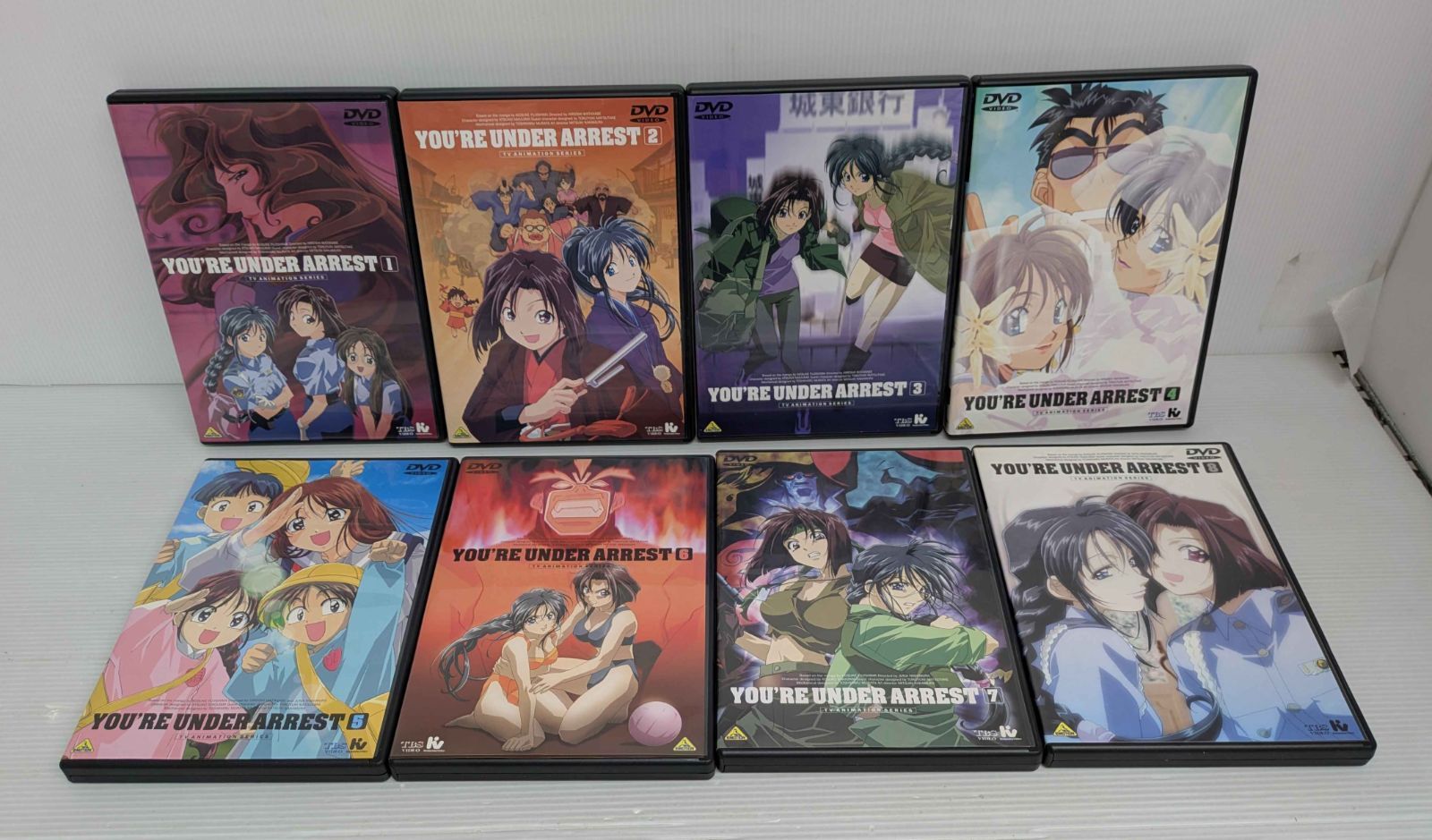 【開封品】逮捕しちゃうぞTVシリーズ 通常版 全8巻セット(File.5～51) DVD【汚れ等有】