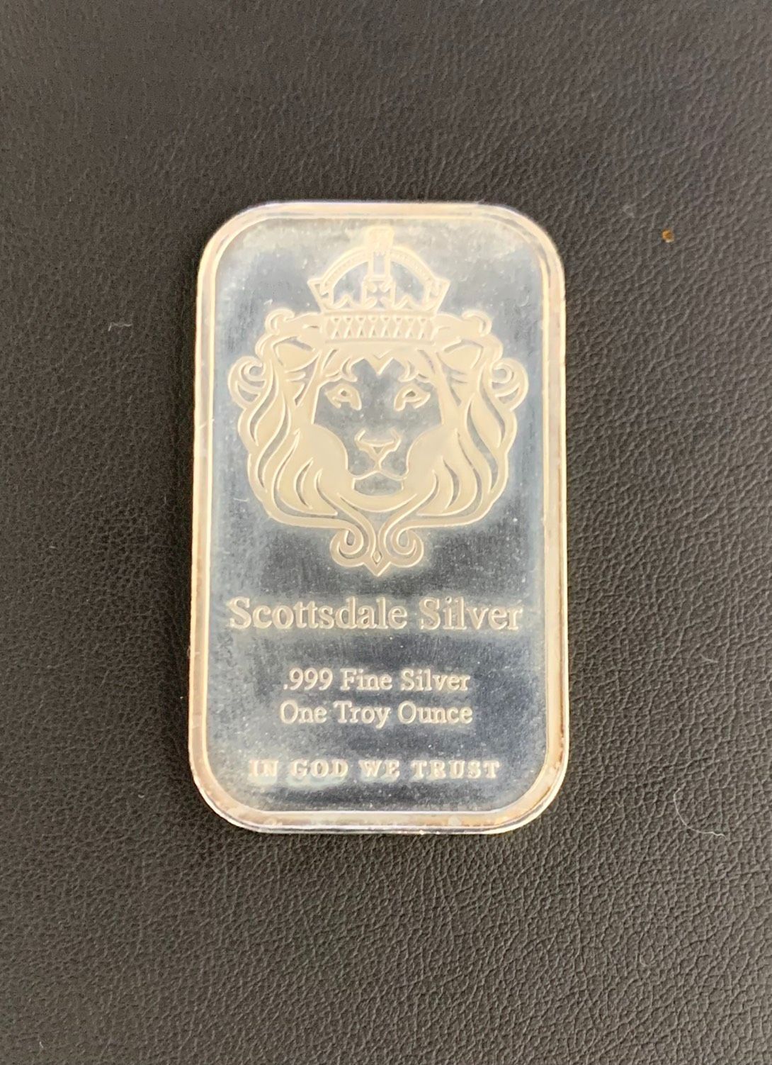 バイソンデザイン 1トロイオンス銀貨　純銀 Scottsdale Silver 1トロイオンス 純銀 ファインシルバー ケース付き
