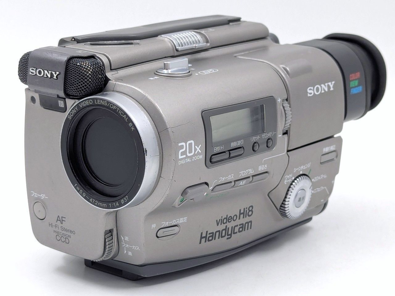 8mmテープのダビングに！ SONY ビデオカメラ CCD-TRV90 03 SONY ソニー CCD-TR2 Hi8 Video8 8mm ビデオカメラ 整備済み 8mmテープ