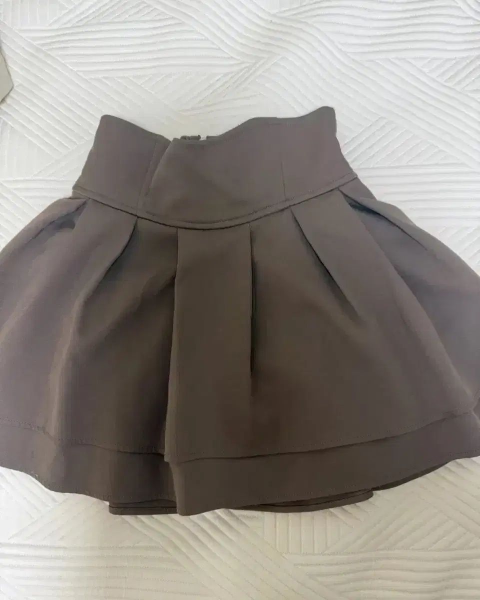 ミシェルマカロン スカート xs モカベージュ