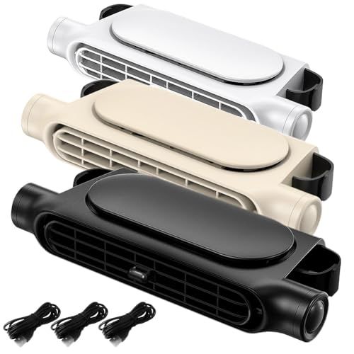 Anfurt 車用シートファン 扇風機 USB ヘッドレスト コンパクト 3段階風量調節 車載 送風機 カー用品as 7d573e17