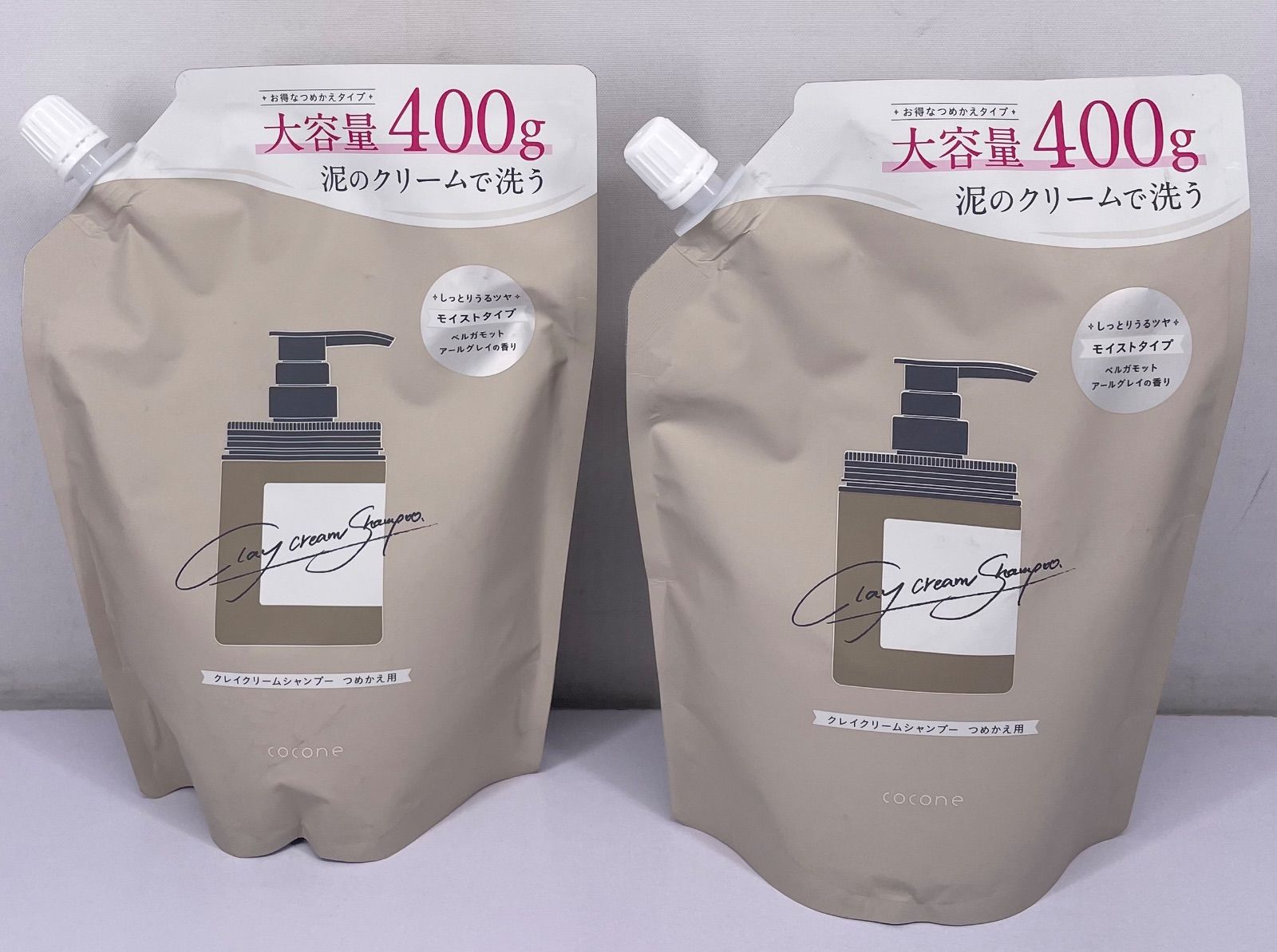 cocone ココネ クレイクリームシャンプー 400g×2個セット 管理M - メルカリ