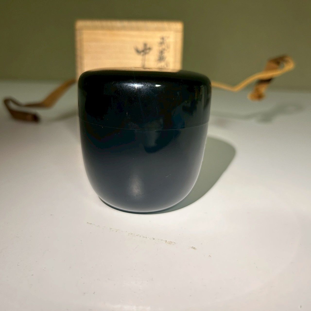 中村宗悦 武蔵野蒔絵 中棗 共箱付 茶道具 漆器 棗 なつめ 茶器 蒔絵