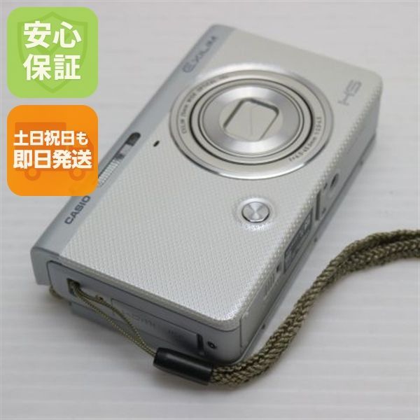 超美品 EX-ZR60 ホワイト 即日発送 コンデジ CASIO 本体 土日祝発送OK 08000