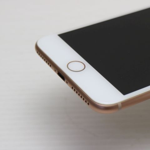 新品同様 SIMフリー iPhone8 PLUS 64GB ゴールド 即日発送 スマホ