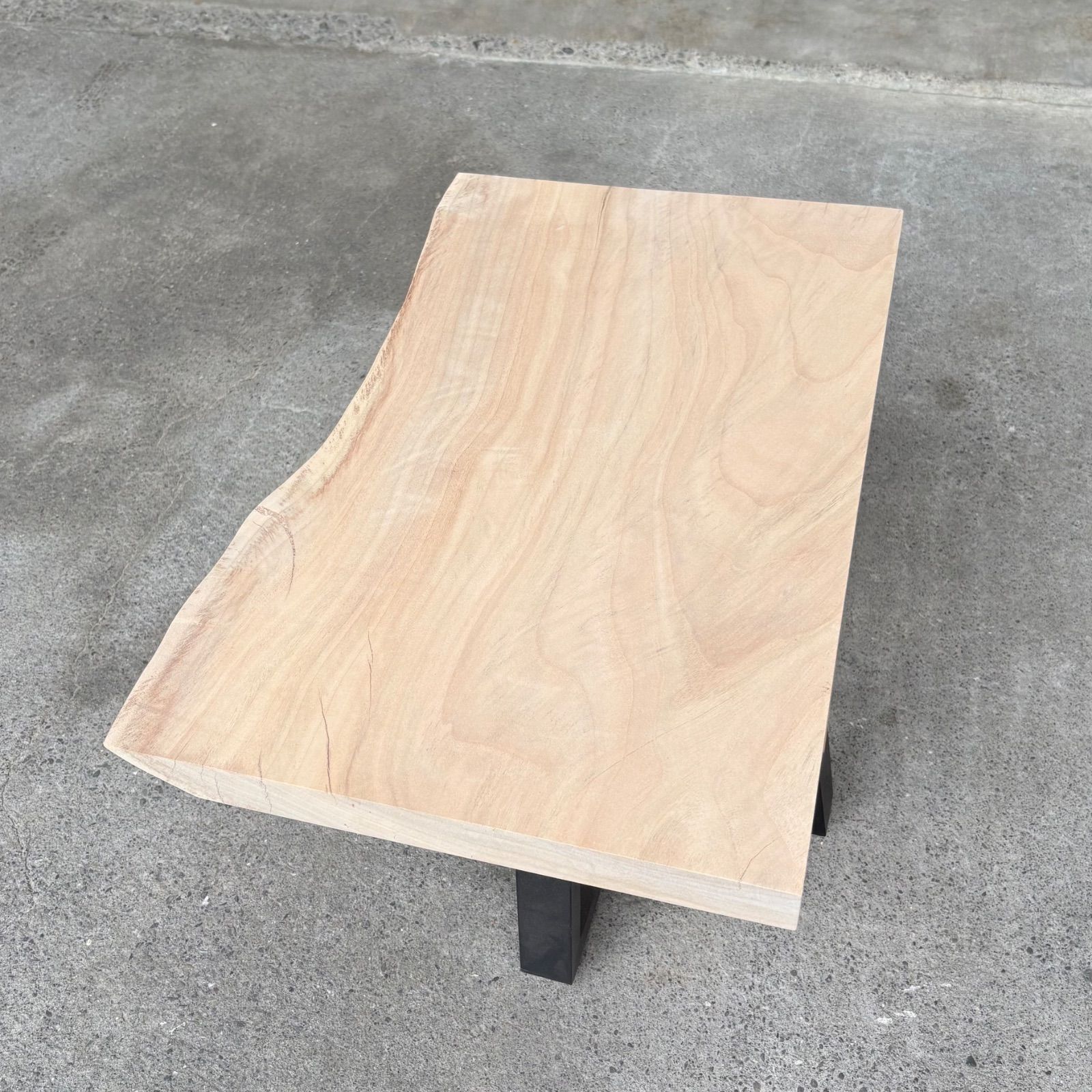 クス 一枚板 無垢材 DIY木材 無垢テーブル サイドテーブル 手作り家具