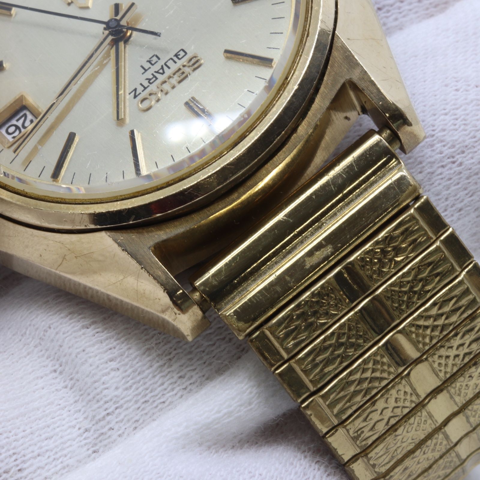 ITJ86MSO8N5H SEIKO セイコー 3802-7031 クオーツ ゴールド シャンパン