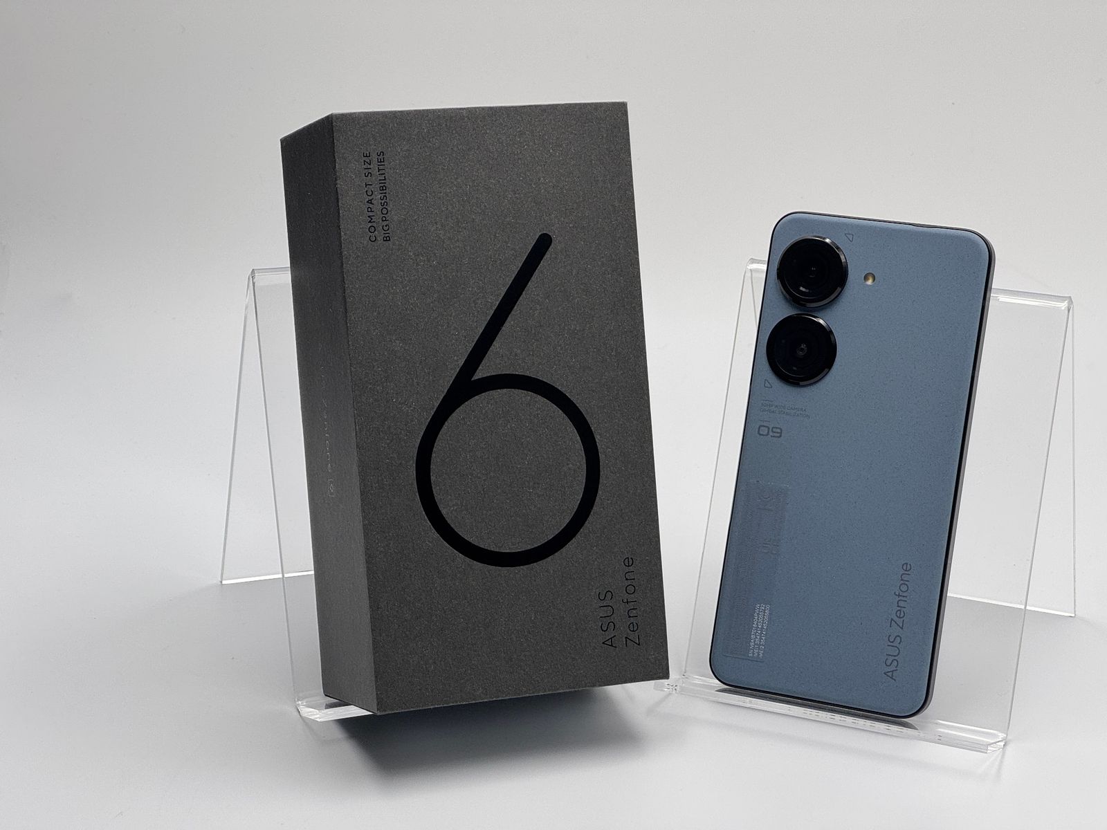 箱付き中古A】Zenfone 9 128GB スターリーブルー SIMフリー 白ロム