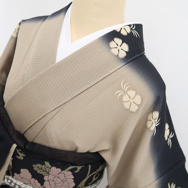 新品・夏付下げ訪問着】絽 池田重子 落款 露芝×流水 夏着物 正絹
