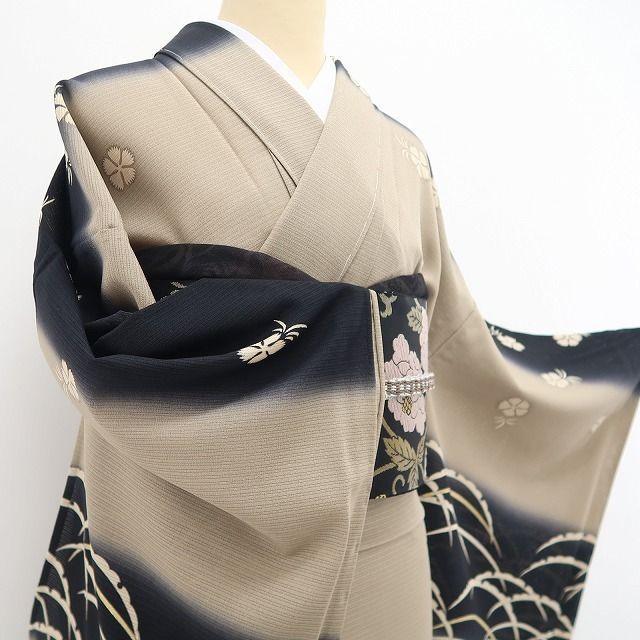 新品・夏付下げ訪問着】絽 池田重子 落款 露芝×流水 夏着物 正絹