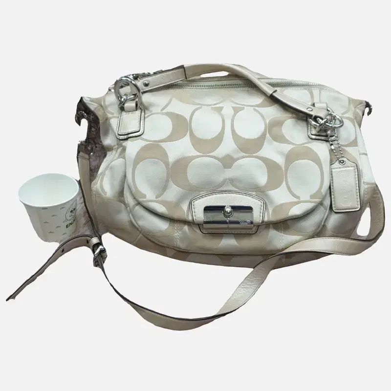 COACH クリーム レディース クロス トートバッグ N5333