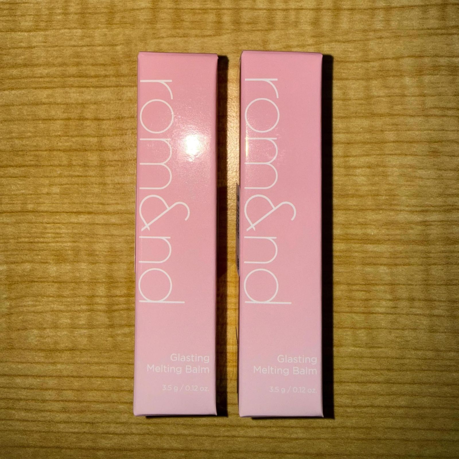 rom&nd グラスティングメルティングバーム 02 ラブリーピンク 3.5g×2本 