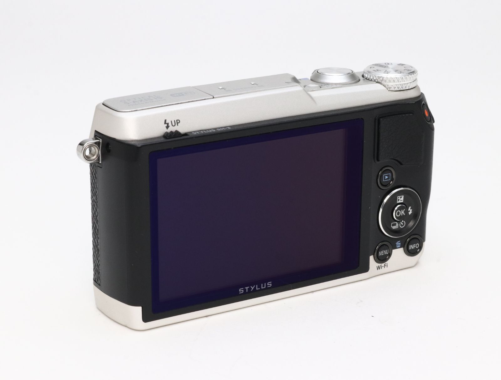 A- (美品) OLYMPUS オリンパス STYLUS SH-3 シルバー 初期不良返品対応
