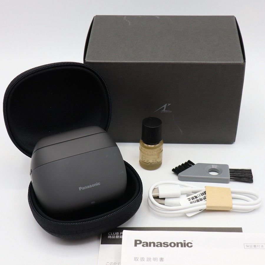 【美品】パナソニック ラムダッシュ パームイン ES-PV3A-K マットブラック メンズシェーバー 5枚刃 Panasonic 本体