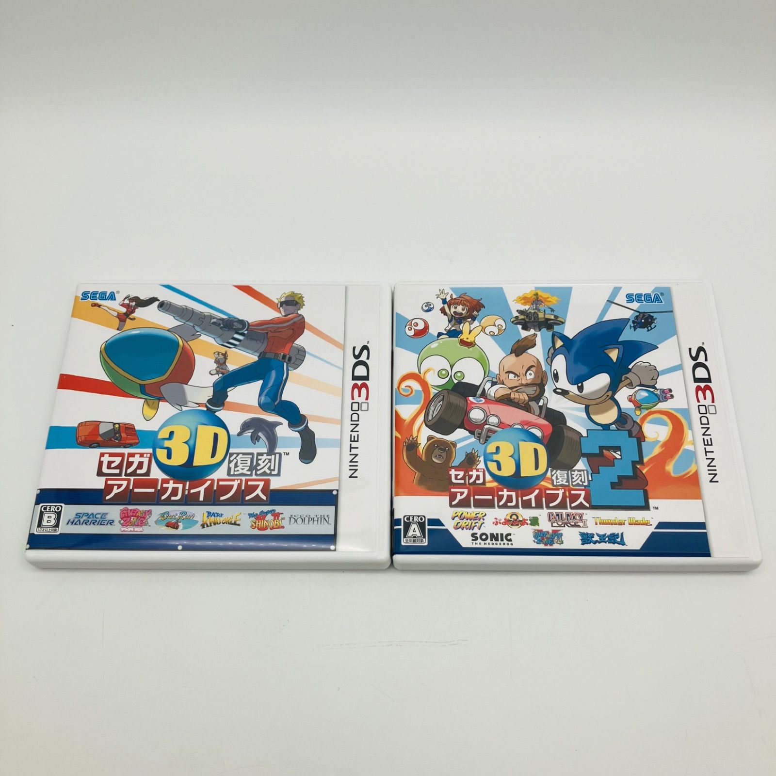 中古 ゲームソフト 3DS セガ 3D 復刻 アーカイブス 1 2 ダブルパック