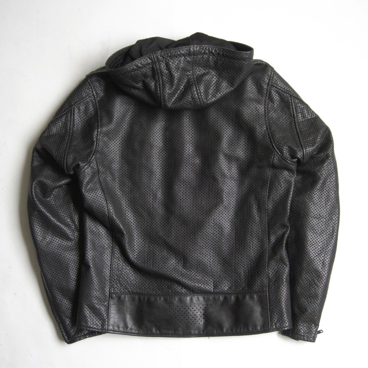 美品】KADOYA ALTER KEIS【パンチング フーデッド シングルライダース