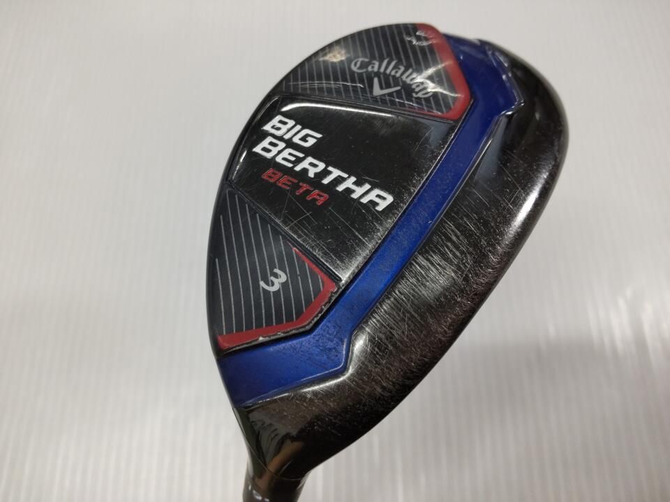 キャロウェイ　BIG BERTHA BETA　19度　Speeder EVOLUTION 3FW 60-SR　SRフレックス　ユーティリティ　中古　ゴルフドゥ！河口湖インター店【最短即日発送】