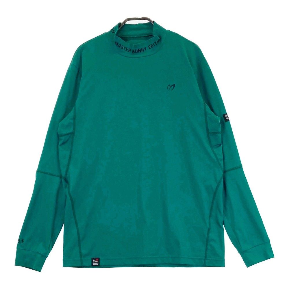 サイズ：5 MASTER BUNNY EDITION マスターバニーエディション 長袖ハイネックTシャツ グリーン系 [240101465697] ゴルフウェア メンズ ストスト