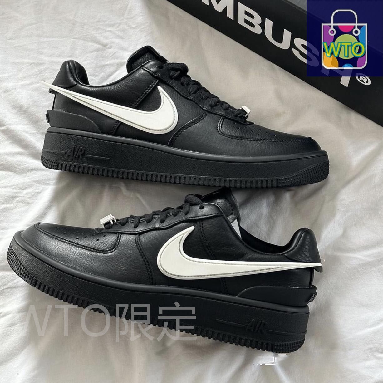 お値下げしました??即購入?? AMBUSH X NIKE AIRFORCE1 LOw black DV3464-001 男女兼用-WTO輸入2-TS50