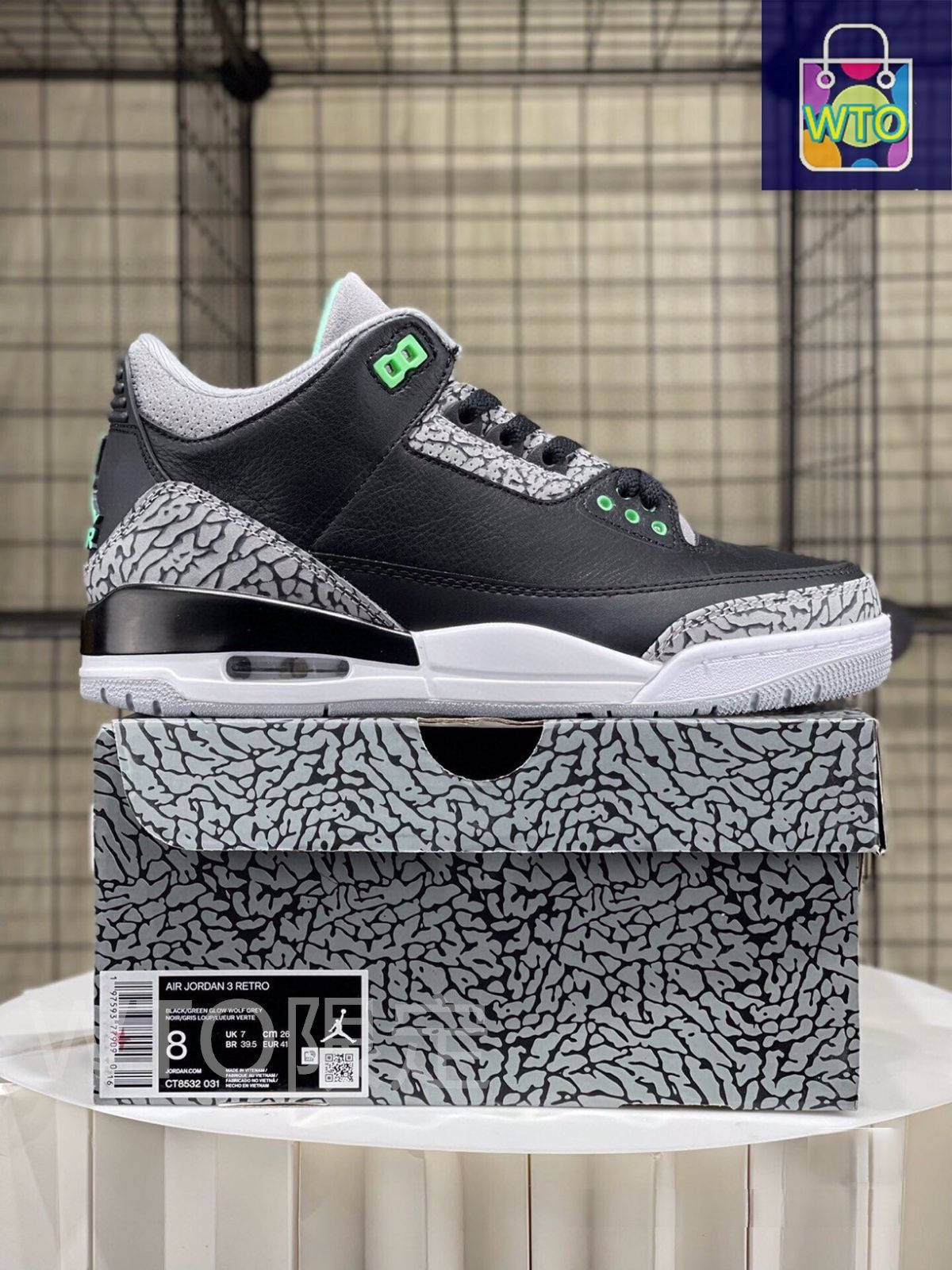お値下げしました??即購入?? ナイキ NIKE Air Jordan AJ3 Retro CT8532-031 箱付-WTO輸入2-DF53