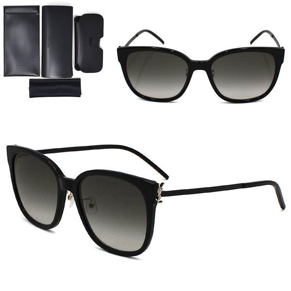 サンローラン サングラス SAINT LAURENT SL M48S_C/K-002 アジアンフィット メンズ レディース ユニセックス SLM48SCK-002 ブラック スモーキーグラデーション