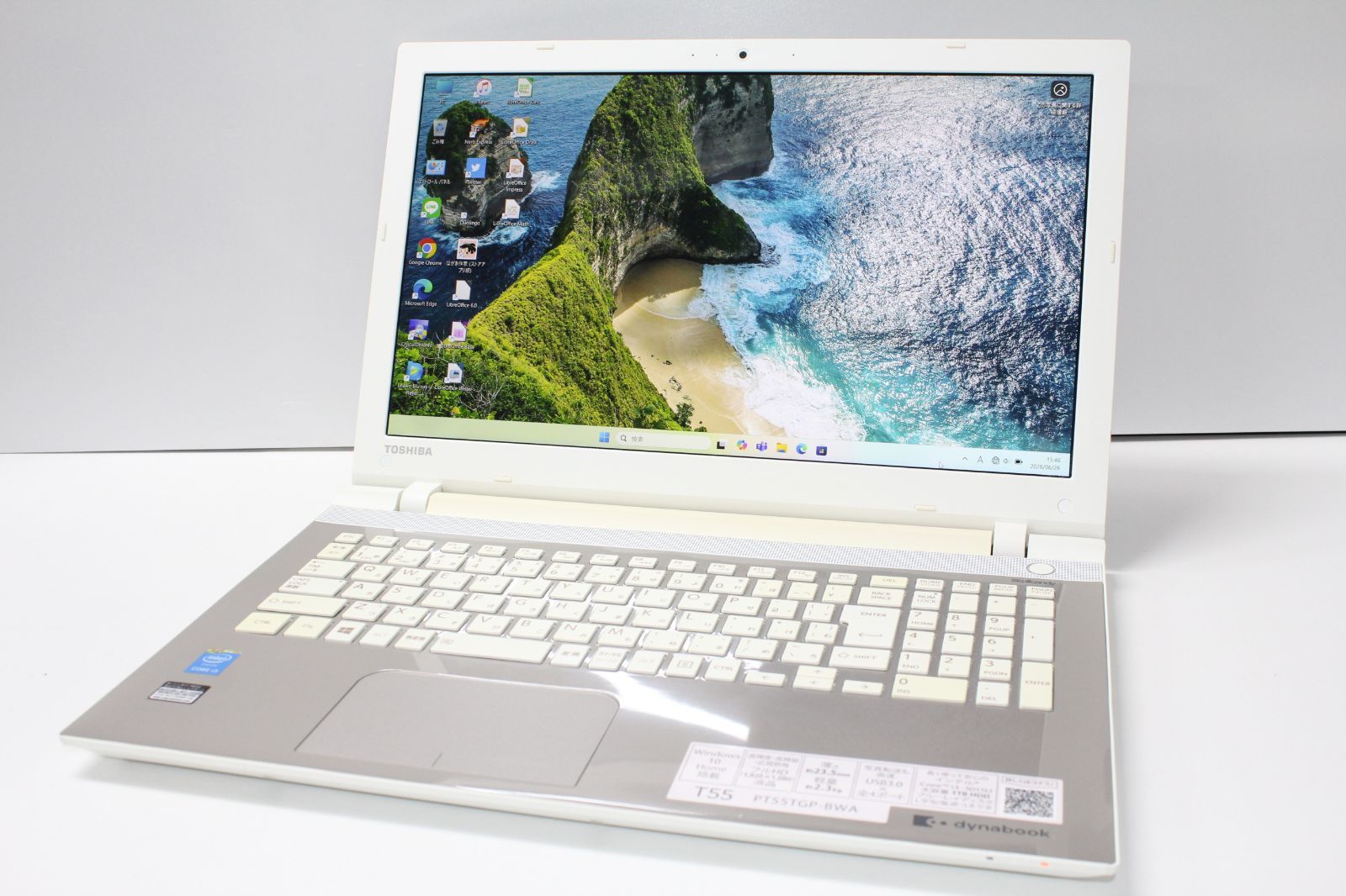 東芝 dynabook T55/TG 中古 i3 SSD256GB メモリ8GB - メルカリ