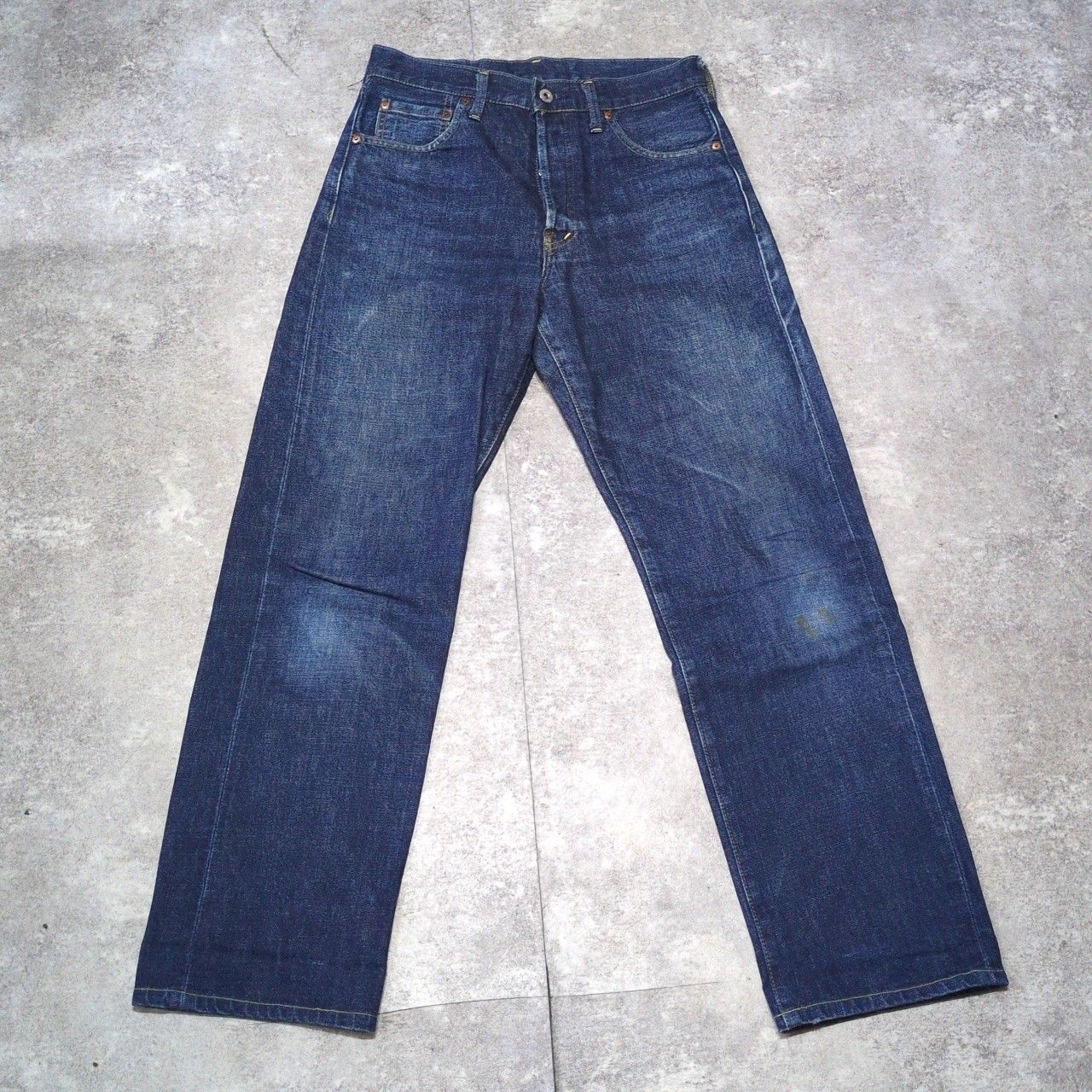 LEVI'S リーバイス デニムパンツ 702 ジーパン ブルー コットン 日本製 BIG-E J22 メンズ W31 90's 赤耳 vintage