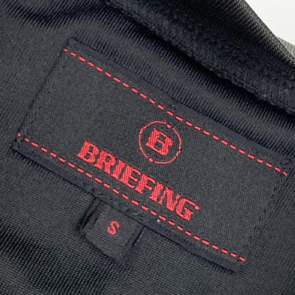 サイズ：S BRIEFING GOLF ブリーフィング ハイネック 半袖Tシャツ