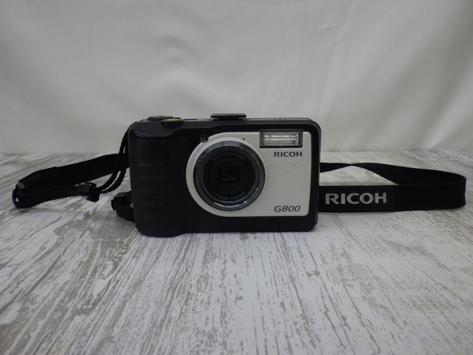 リコー RICOH デジタルカメラ G800 業務用 防水 防塵 耐衝撃 簡易動作確認済 デジカメ 中古 現状品