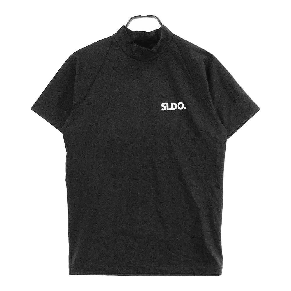 サイズ：S SLDO. エスルド ハイネック半袖Tシャツ ブラック系 [240101550954] ゴルフウェア メンズ ストスト