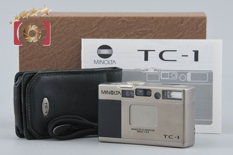 【中古】MINOLTA ミノルタ TC-1 コンパクトフィルムカメラ 元箱付き