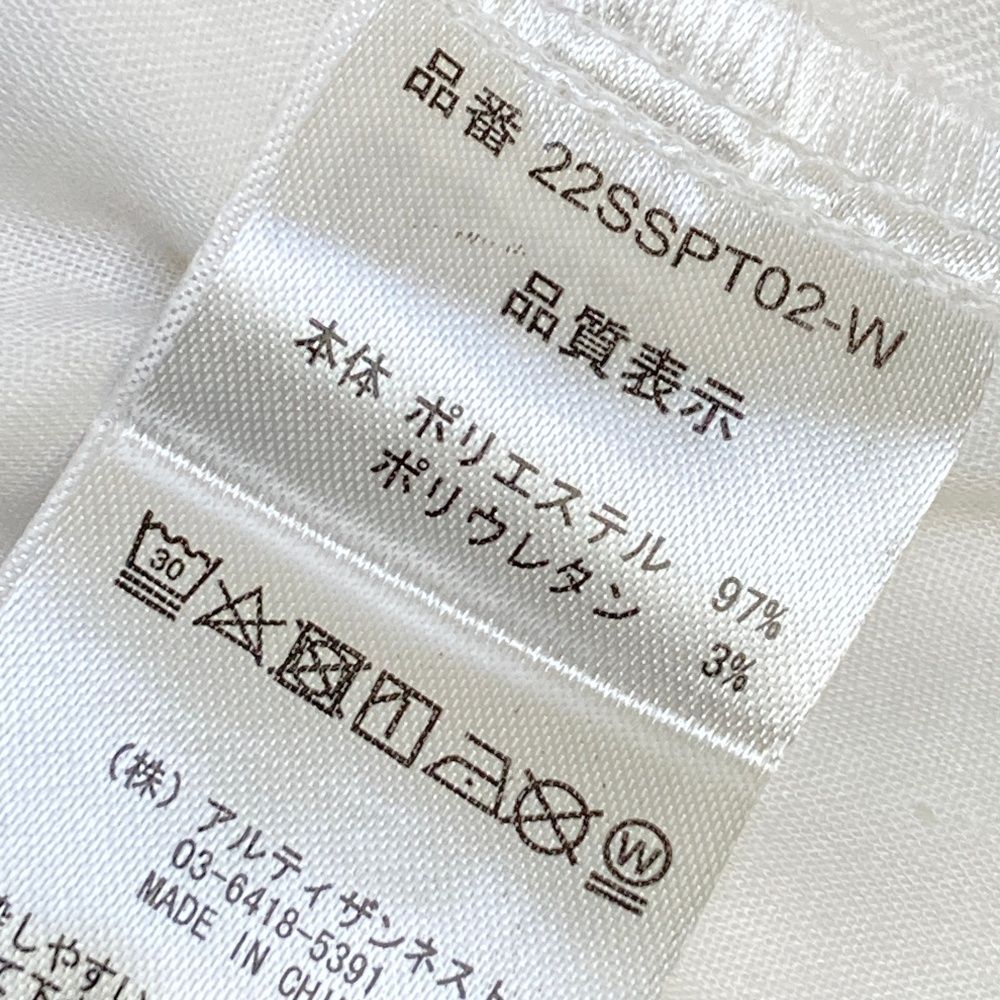サイズ：S RESURRECTION レザレクション ストレッチパンツ ホワイト系