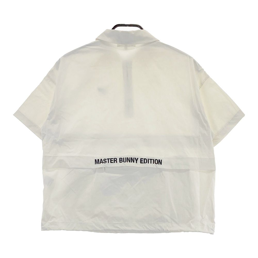 サイズ：0 MASTER BUNNY EDITION マスターバニーエディション 2025年モデル ハーフジップ半袖ジャケット  ホワイト系 [240101581044] ゴルフウェア レディース ストスト サイズ：0 MASTER BUNNY EDITION マスターバニーエディション 2025年