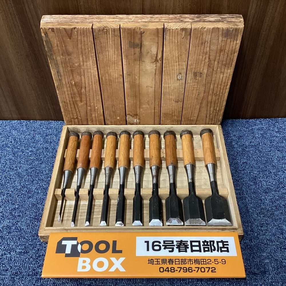 【中古】助正作 別誂追入組鑿 10本組 【201】 22,200円