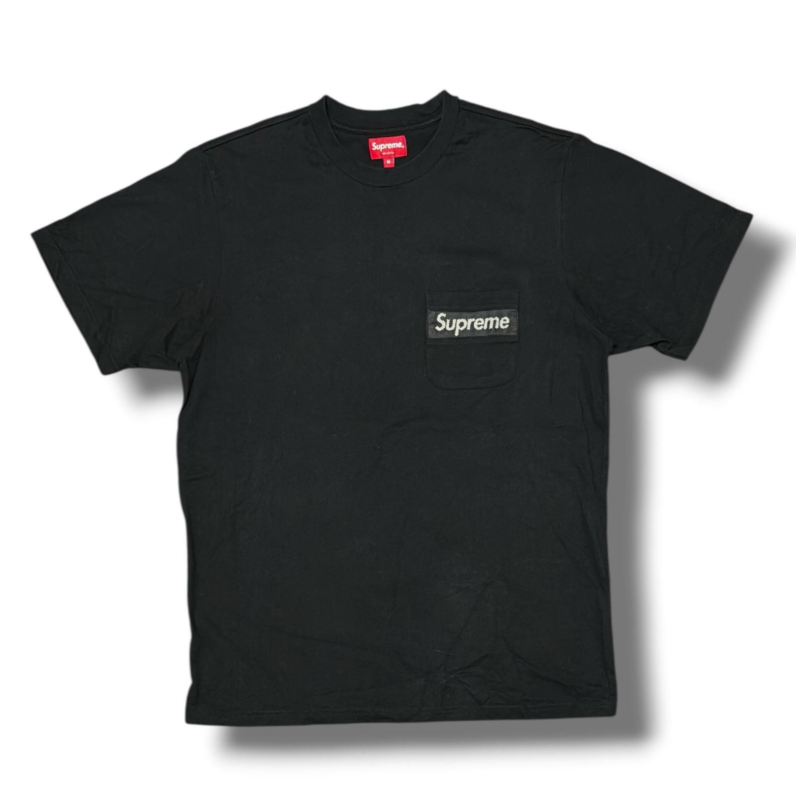 国内正規 Supreme 19SS Mesh Stripe Pocket Tee メッシュストライプ