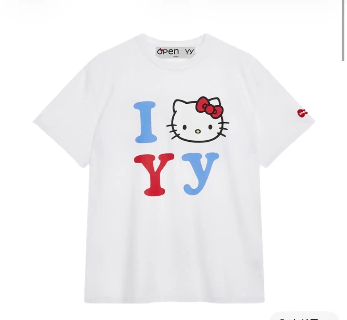 オープンワイワイ HELLO KITTY Tシャツ 白 sm