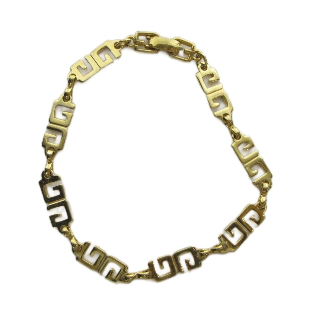 ジバンシィ GIVENCHY ブレスレット アクセサリー バングル ロゴ ゴールド色 ■GY11 /MQ