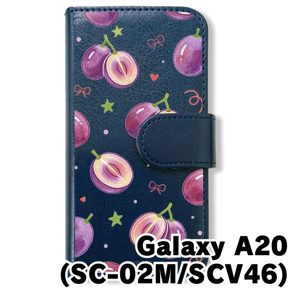 新品未使用】 SC-02M/SCV46/Galaxy A20 手帳型スマホ ケース (色 