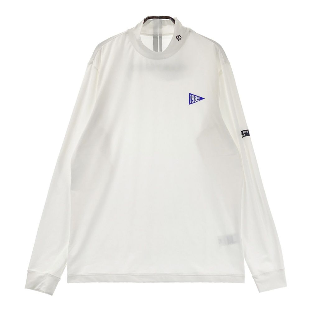 サイズ：6 PEARLY GATES パーリーゲイツ 2025年 長袖ハイネックTシャツ  ホワイト系 [240101587872] ゴルフウェア メンズ ストスト サイズ：6 PEARLY GATES パーリーゲイツ 2025年 長袖ハイネックTシャツ