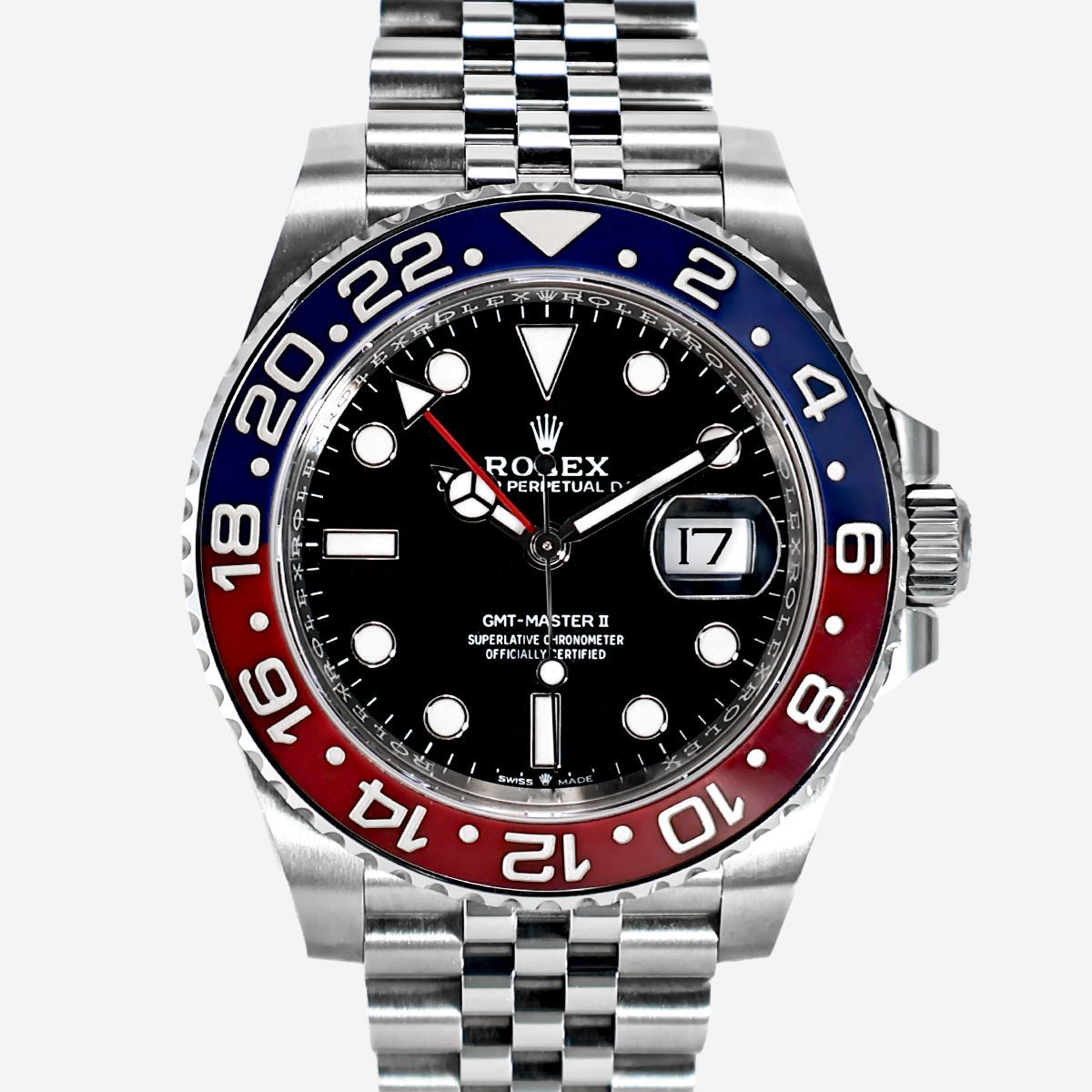 【ROLEX】ロレックス GMTマスターII 126710BLRO ブラック 中古