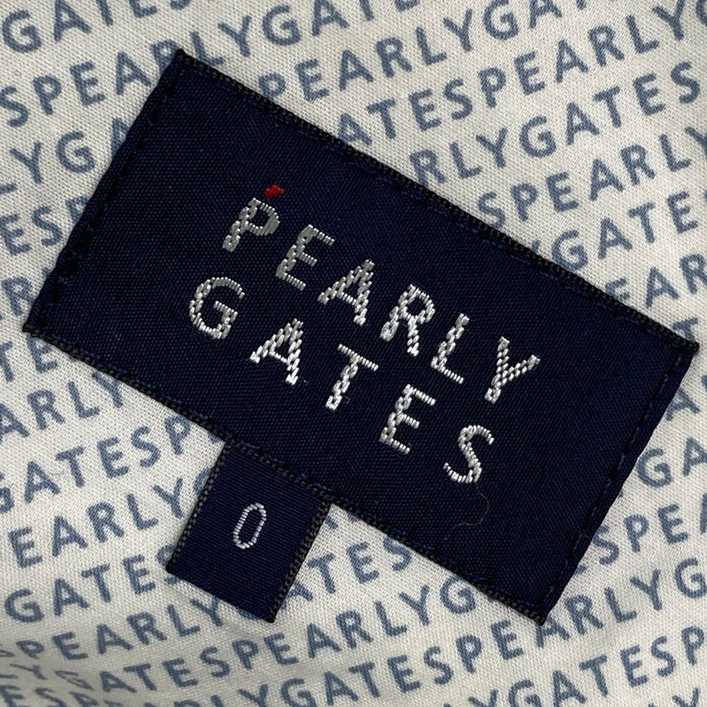 サイズ：0 PEARLY GATES パーリーゲイツ 2024年モデル フロントジップ